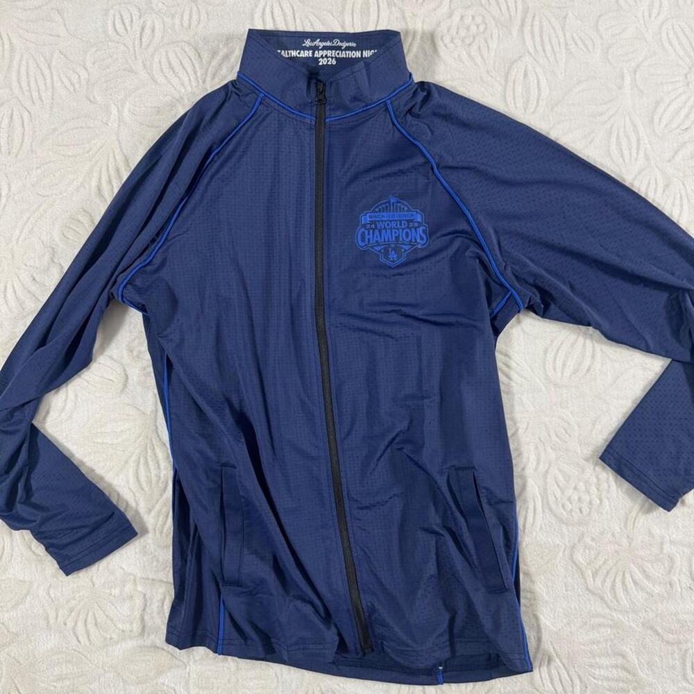 Navy blue long sleeve zip